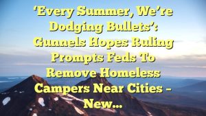 ‘Every summer, we’re dodging bullets’: Gunnels hopes ruling prompts feds to remove homeless campers near cities – New…