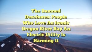 The Damned Deschutes: People who love an iconic Oregon river say an electric utility is harming it