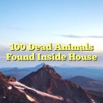 100 Dead Animals Found Inside House
