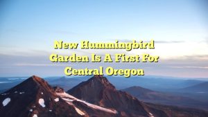 New Hummingbird Garden is a First for Central Oregon