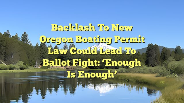 Backlash to new Oregon boating permit law could lead to ballot fight: ‘Enough is enough’